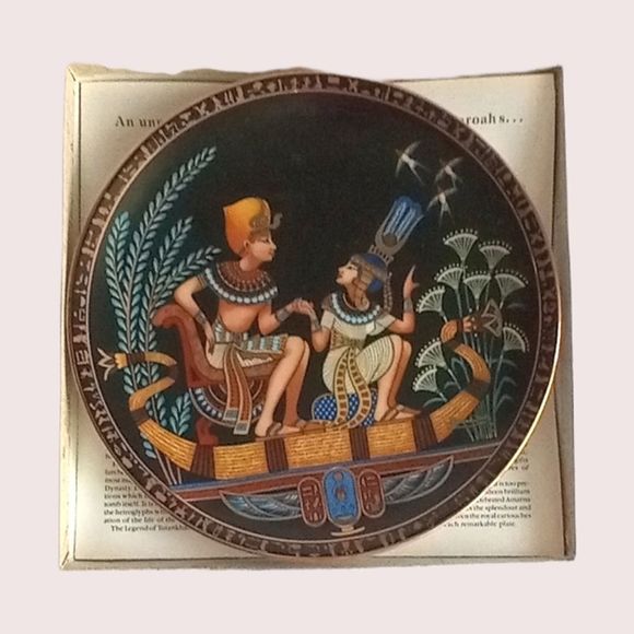 The Legend of Tutan Khamed and His Princess 1991 Collection Plate #1 - Picture 3 of 5